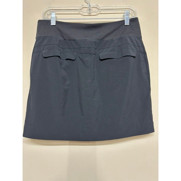 Athleta Soho Skort Size 8 Black Athletic Tennis Golf Activewear Sport Shorts in - Picture 3 of 4